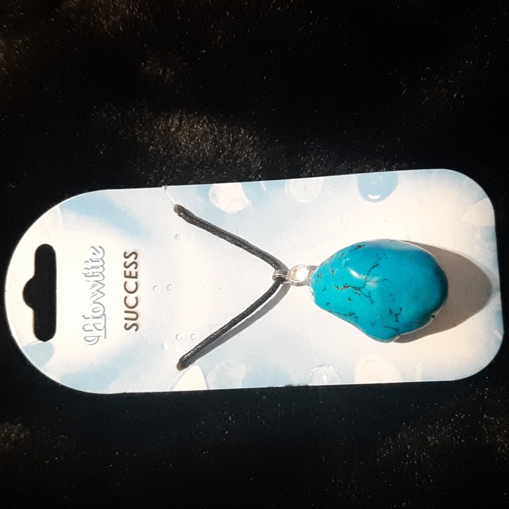 Blue howlite Crystal necklace - Picture 1 of 1